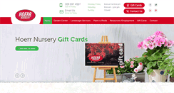 Desktop Screenshot of hoerrnursery.com