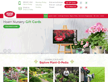 Tablet Screenshot of hoerrnursery.com